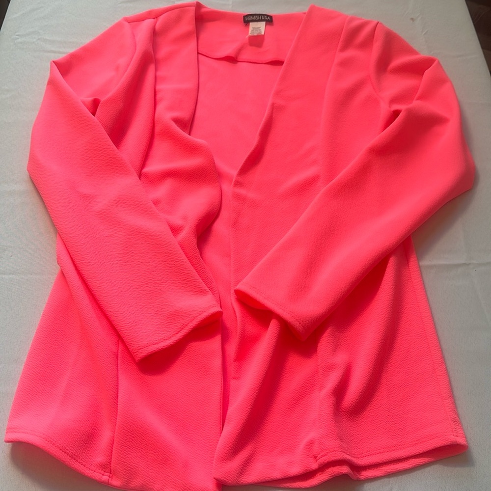 NWOT Heimish USA Hot Pink Blazer Medium